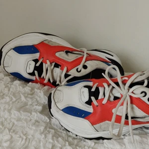 Nike sneakers - Coola Nike sneakers med starka färger. I princip oanvända, lite förstora för mig passar nog bäst på någon med lite bredare fötter. Frakt ingår