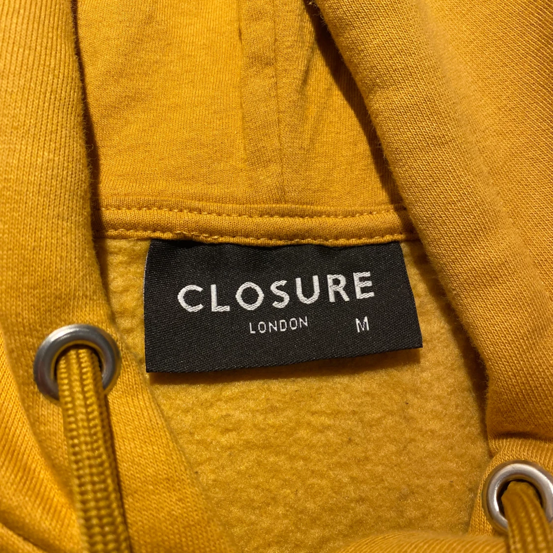 Hoodie, svart-gul - 91