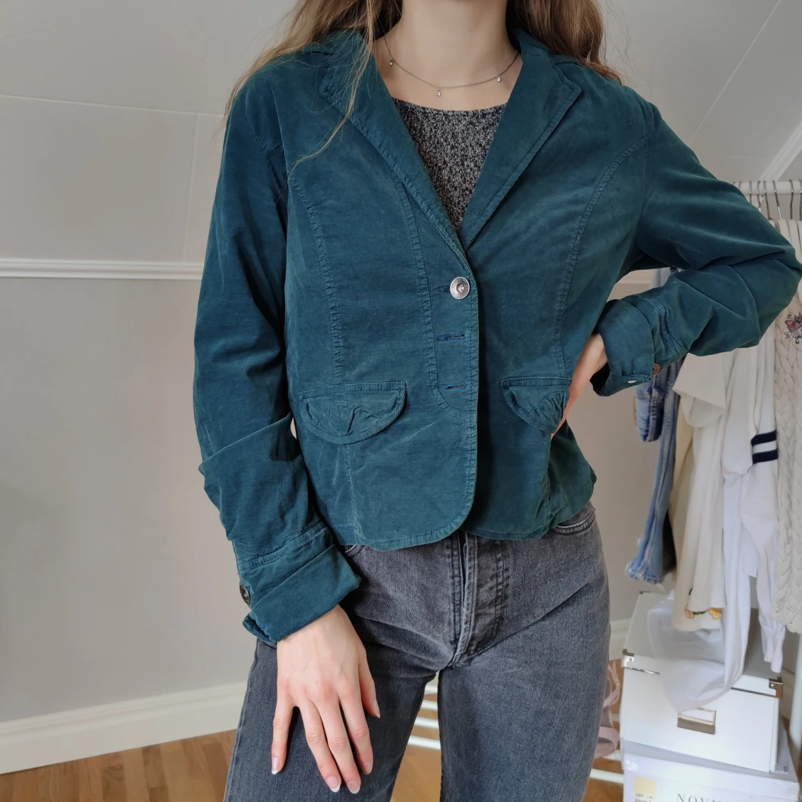 Grön manchesterjacka