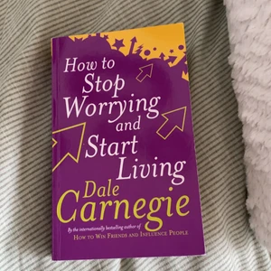 Bok - ”How To Stop Worrying And Start Living” - Dale Carnegie - Jag säljer denna bok på engelska som handlar om hur du kan sluta oroa dig i onödan. Den innehåller historier om verkliga händelser som författaren har stött på och som är till för att bekräfta tipsen han för fram.