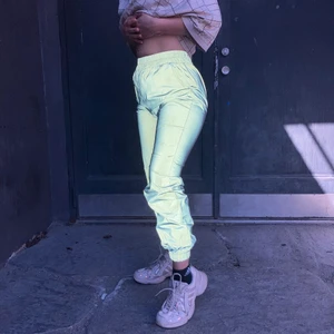 Reflective joggers - Size S - 💎 Reflective joggers (1st pic w flash)                           💎 Perfect for parties & events                                       💎 Fit true to size