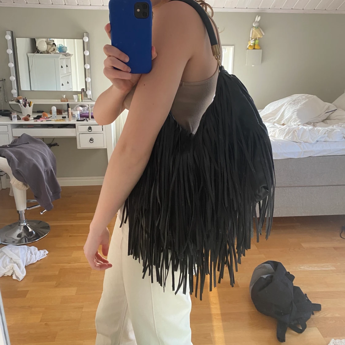 Frans väska svart - 90