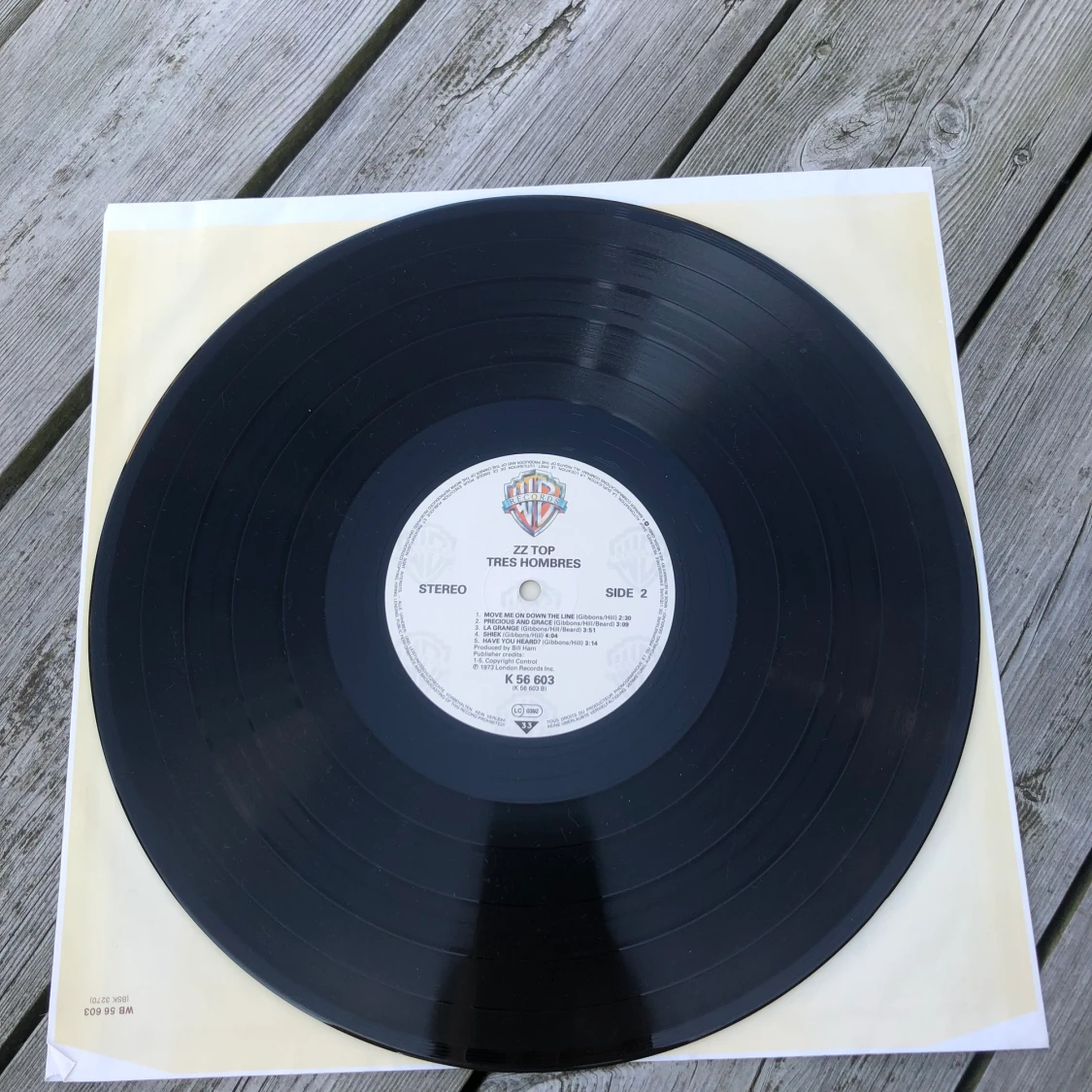 Vinylskiva med fodrla, ZZ TOP - 90