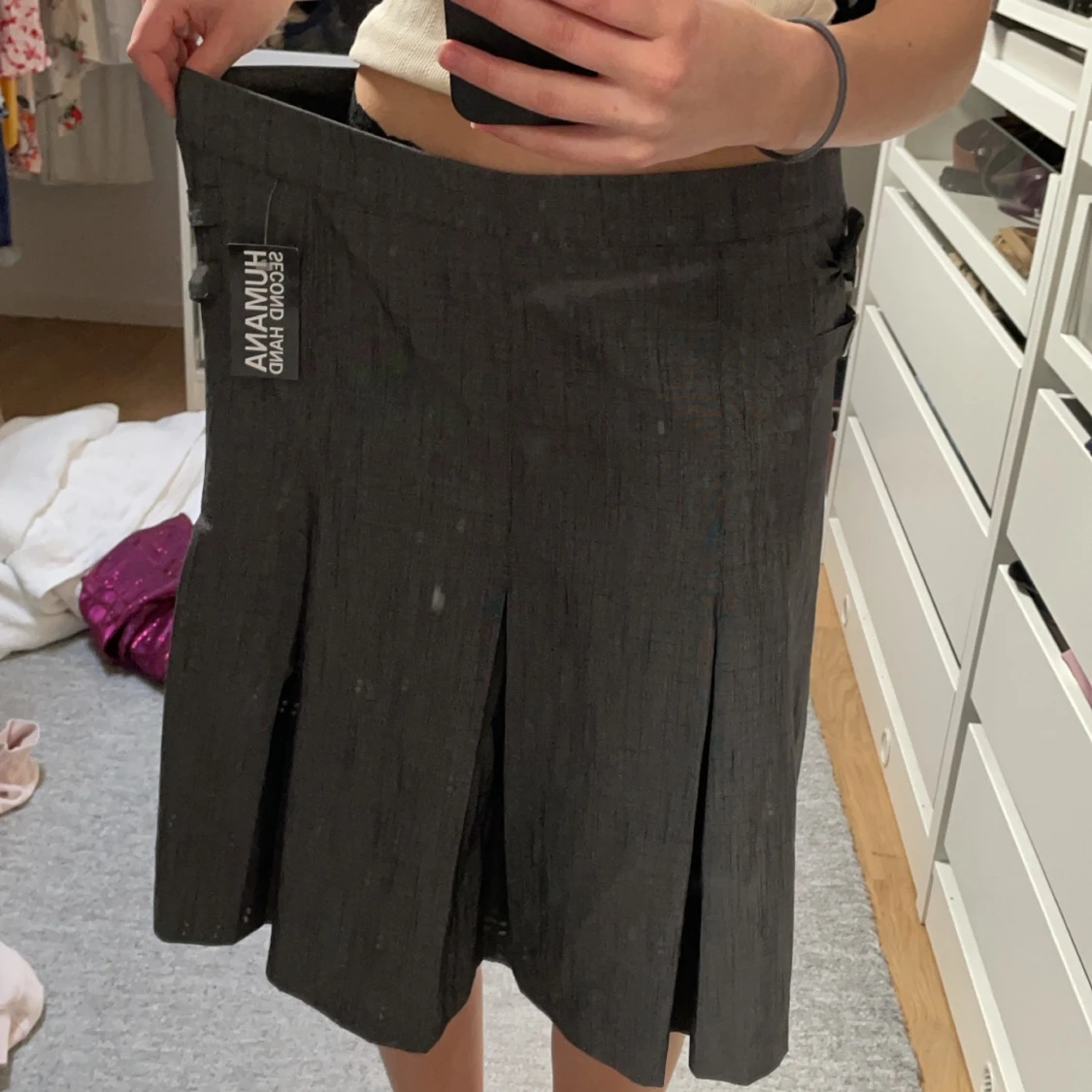 Vintage grå kjol - 91