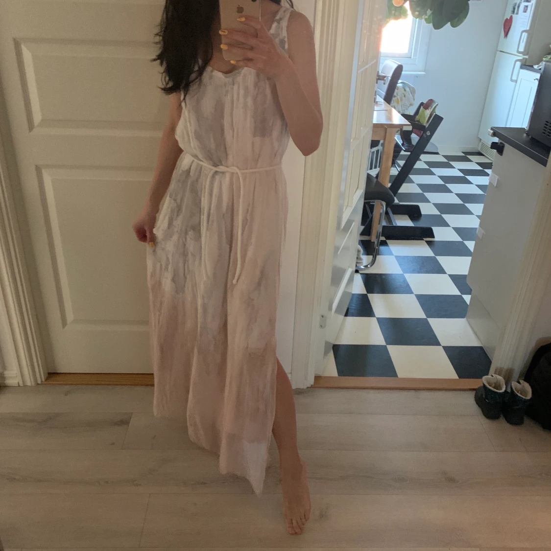 Silke siden exklusive klänning - 90