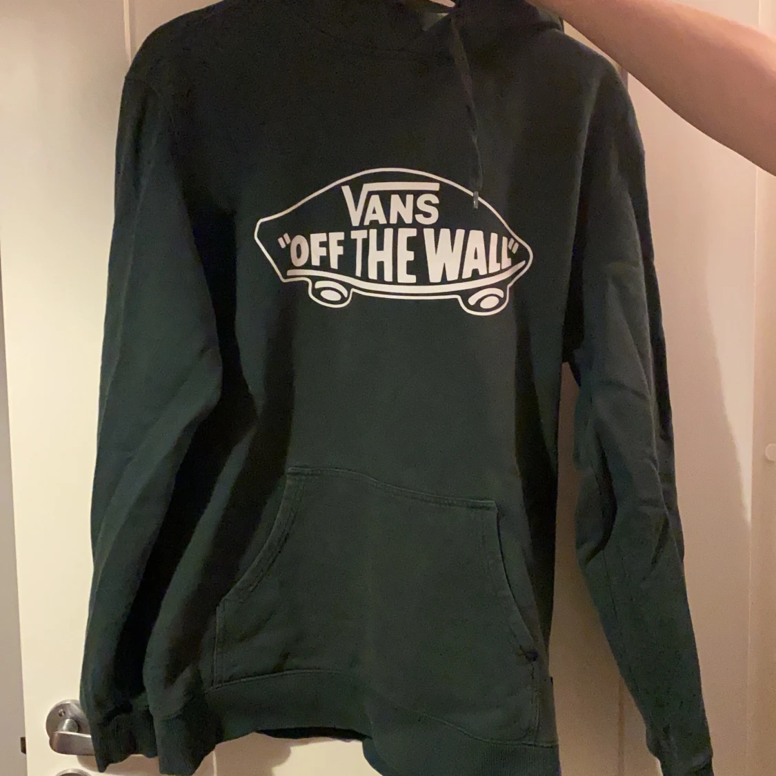 Mörkgrön vans hoodie - 90