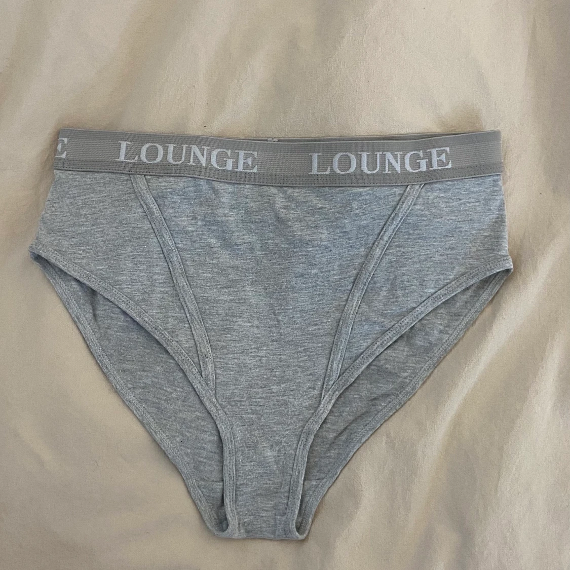 Lounge underpants highwaist gray S