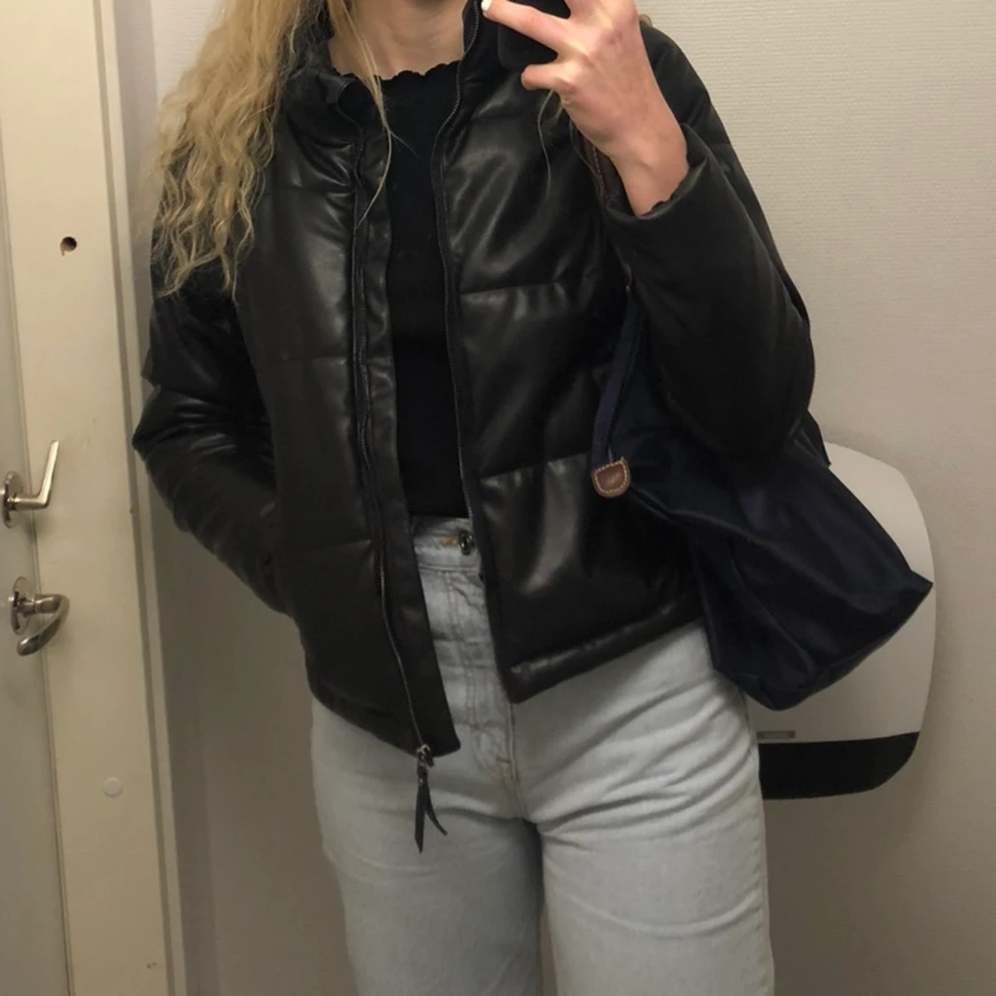 Jacka läderimitation  - 91