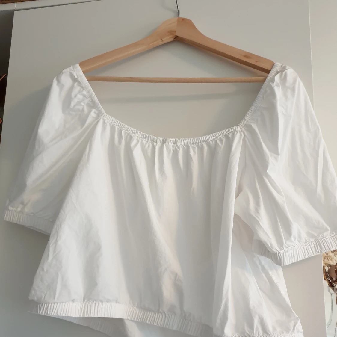 Vit blus storlek L - 91