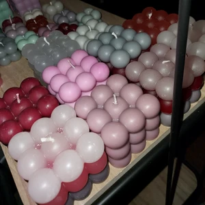 Bubbel ljus  - Stearinljus