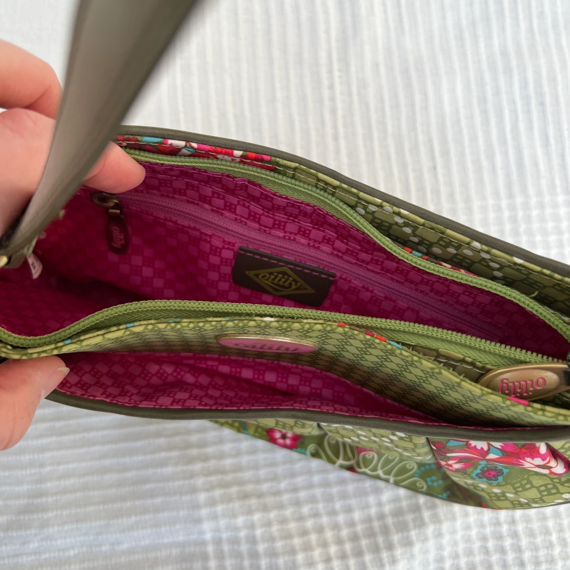 Grön handväska - 90