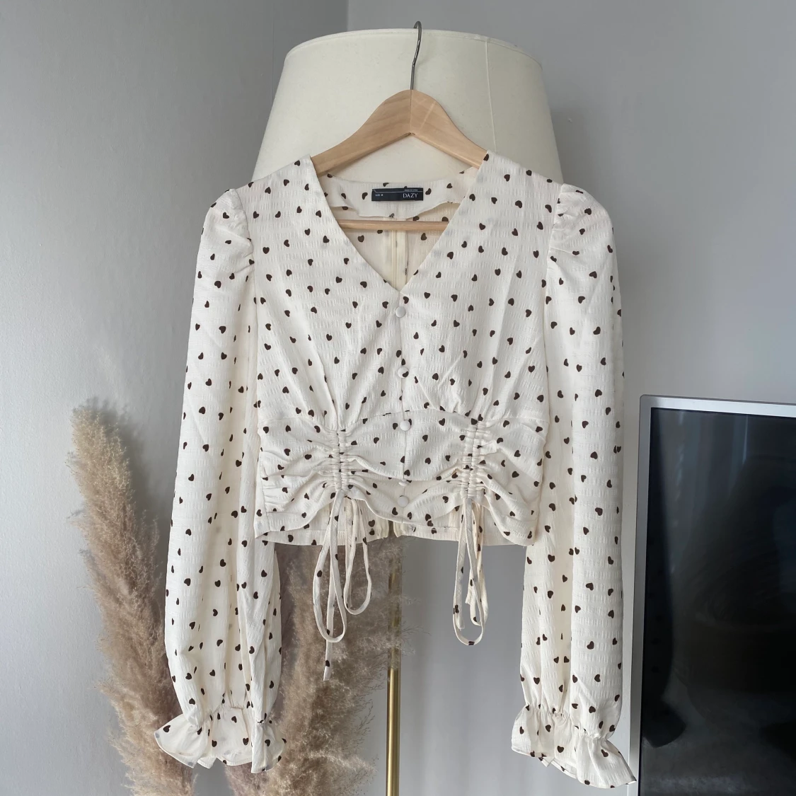 Blus med hjärtan 💌