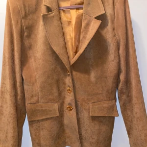 Mocka kavaj  - Storlek S, oversized 