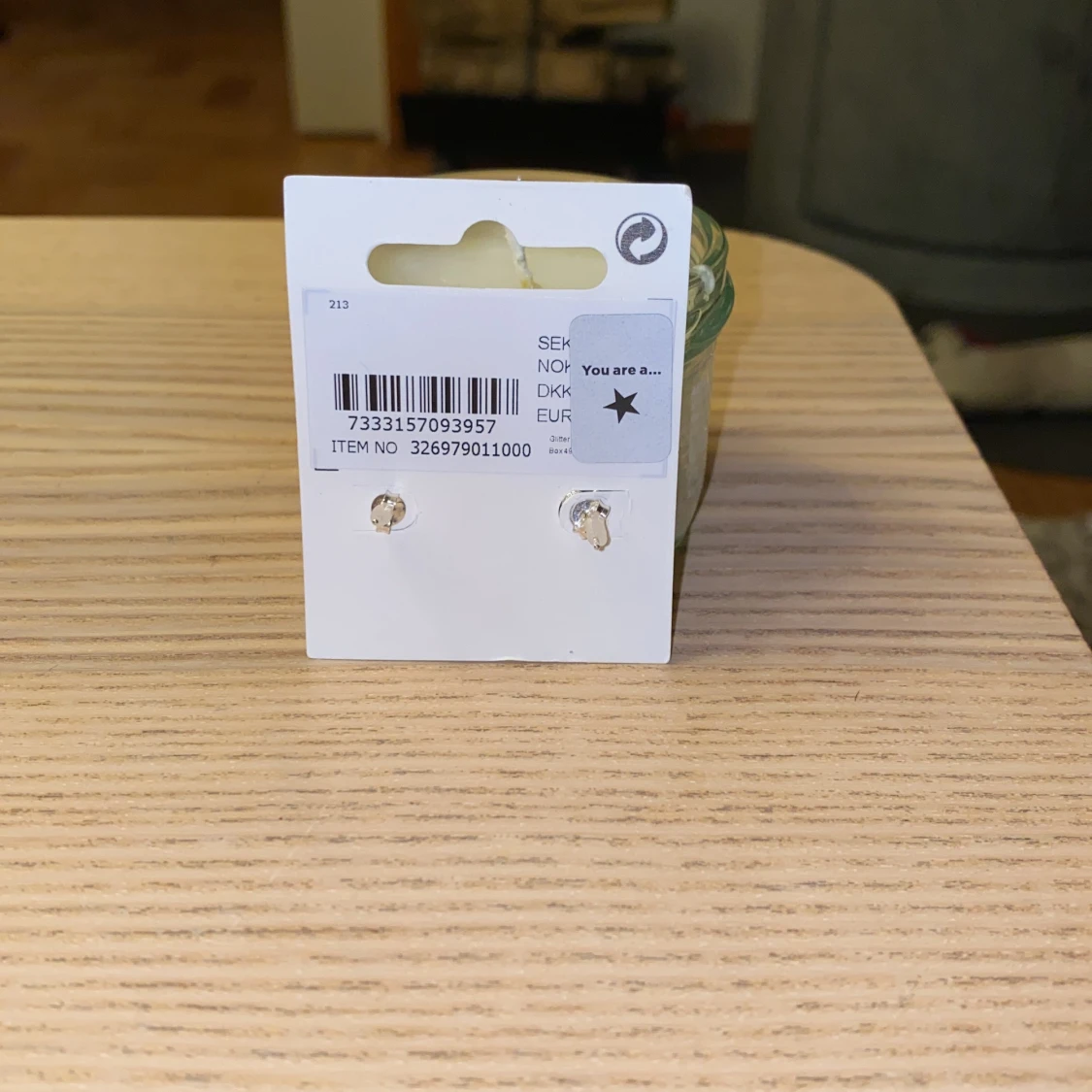 Örhängen äkta silver  - 90