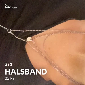 Halsband  - Det är 3 halsband i 1 så dom sitter ihop