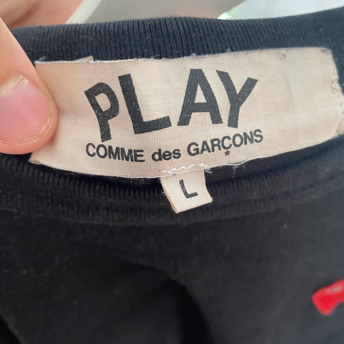 Comme des GARCONS långärmad t shirt - 90