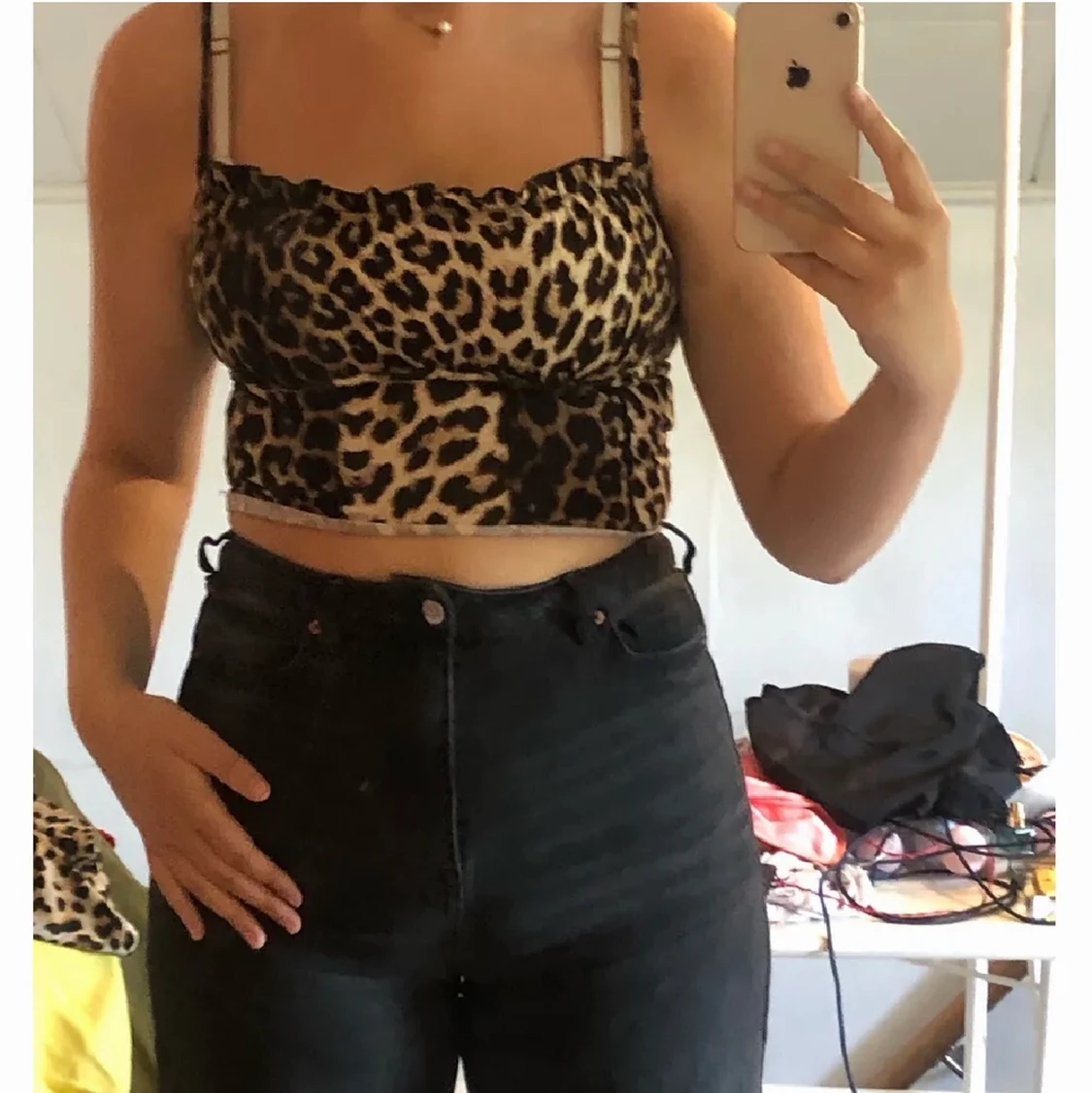 Leopardmönstrat linne