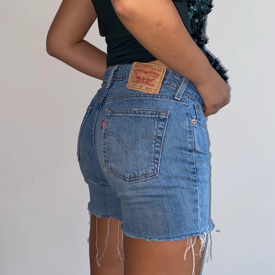 Levi’s Lågmidjade Cutoff Shorts - 90