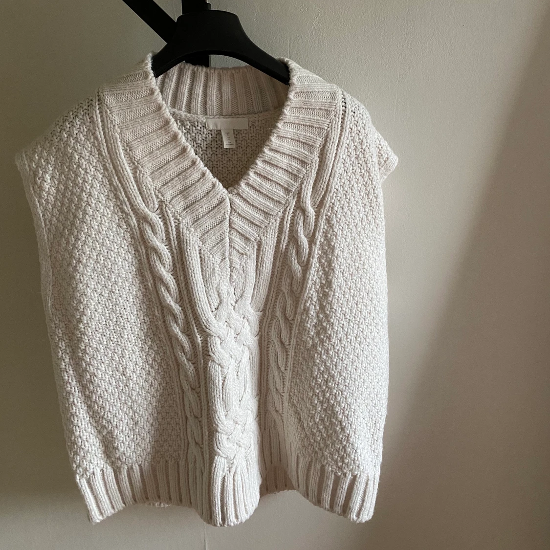 Beige/vit VÄST - 90