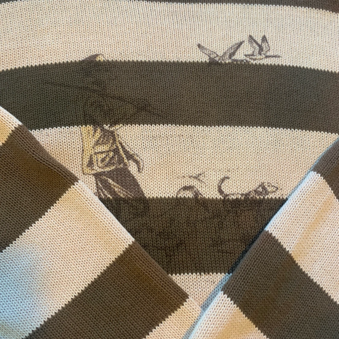 Randig tjocktröja - 90