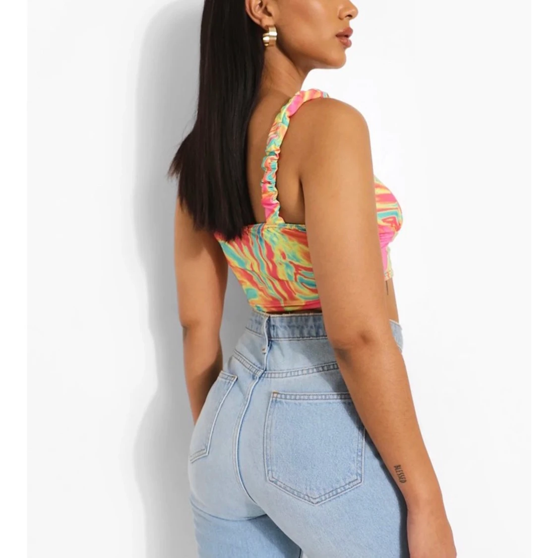 Boohoo mönstrad korsett - 90