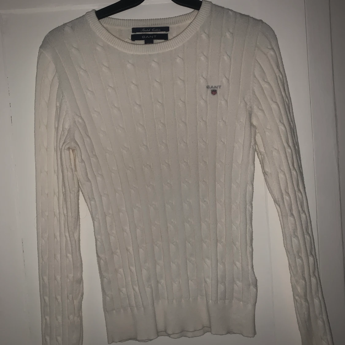 Kabelstickad tröja från Gant
