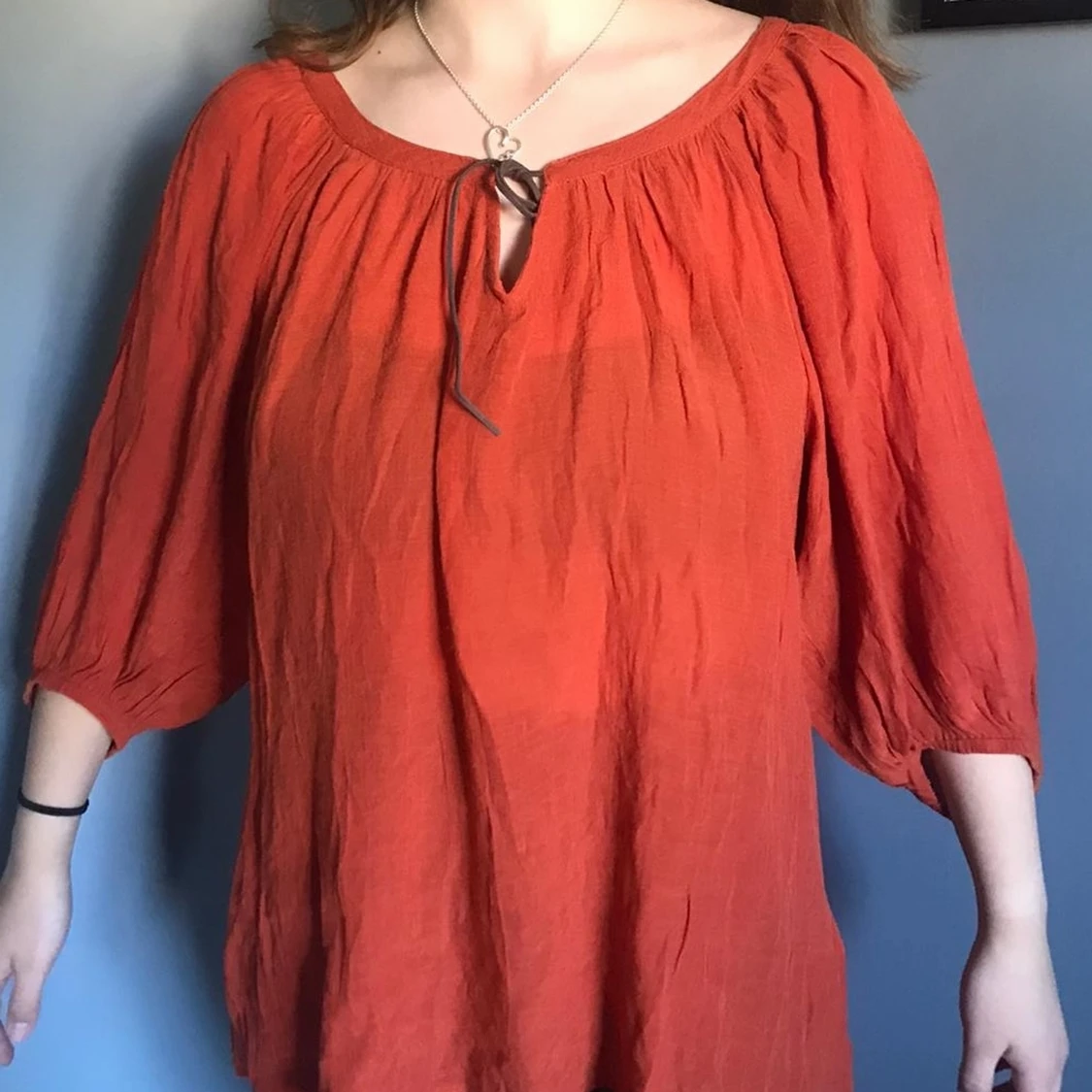 Orange blus, Large.  - 90