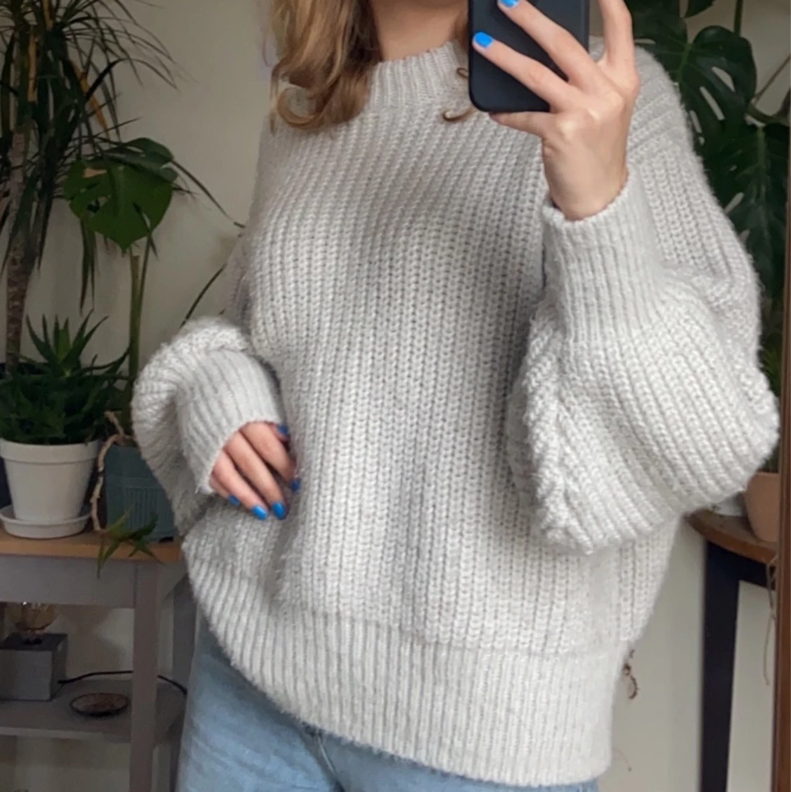 stickad tröja från lindex! :)
