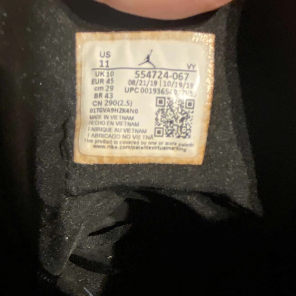 Jordan 1 Green toe - 91