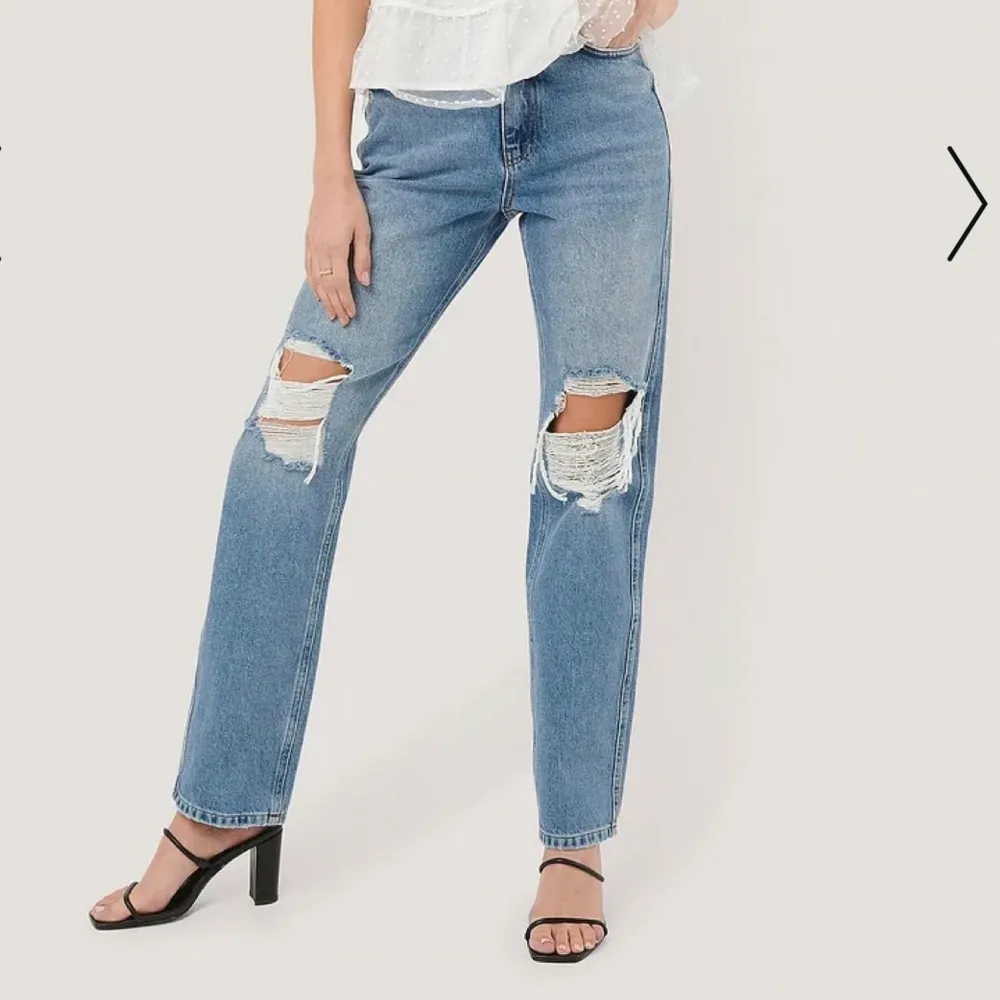 Skit snygga jeans i storlek 38. Passar inte mig längre tyvärr. . Jeans & Byxor.
