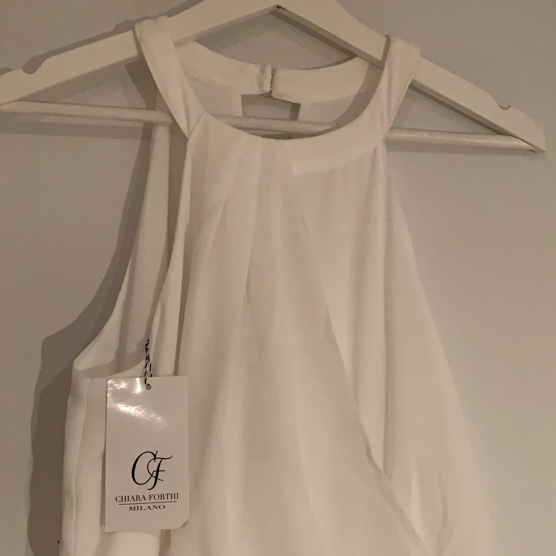 Vit klänning, bubbelroom - 91