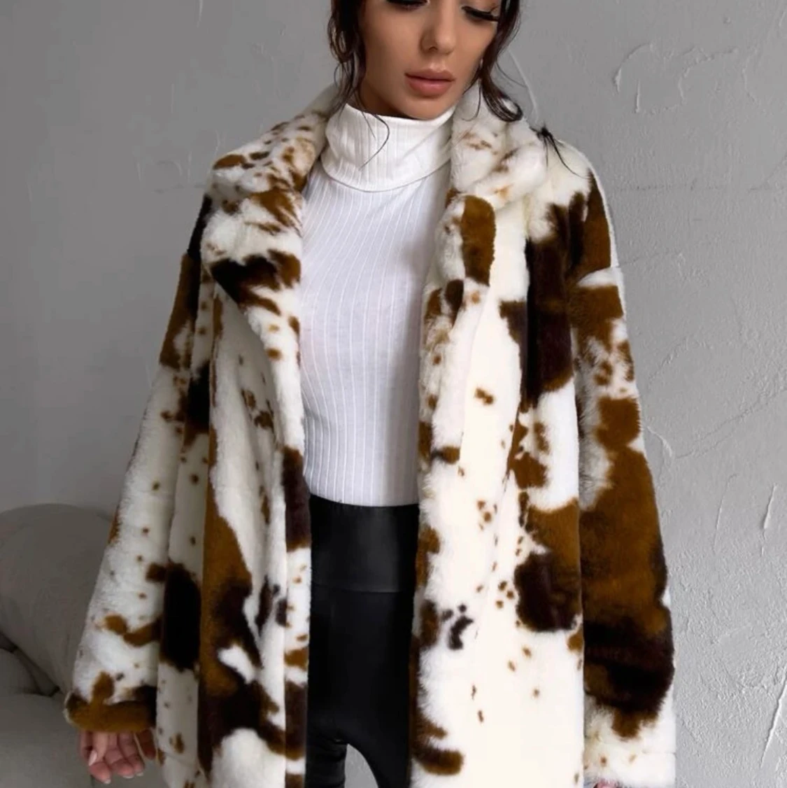 Kofta med ko mönster - 90