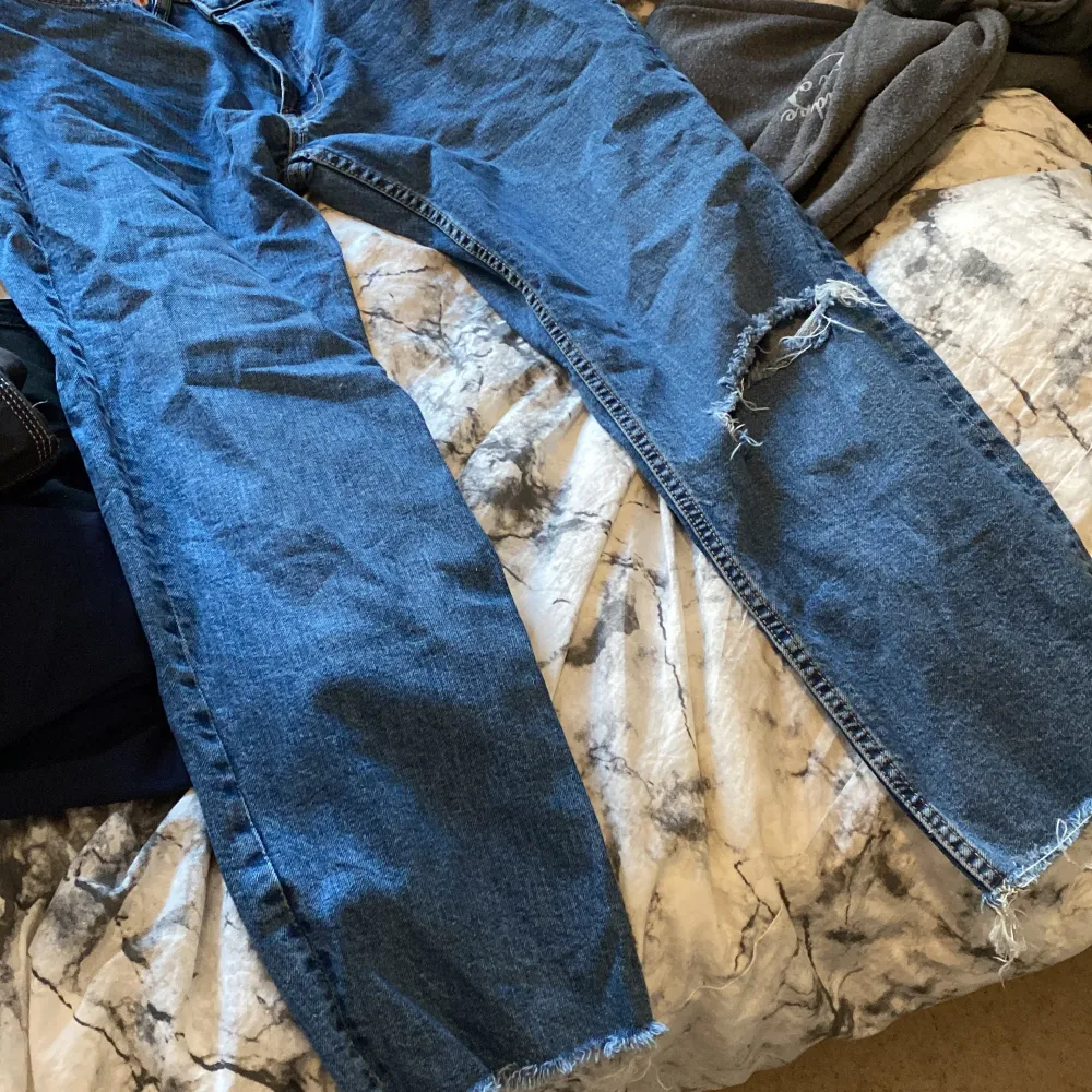 Blåa ”raka” jeans från lager 157. ”Lender”. Jeans & Byxor.