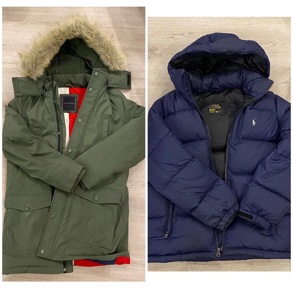 Ralph Lauren & Tommy Hilfiger jackor