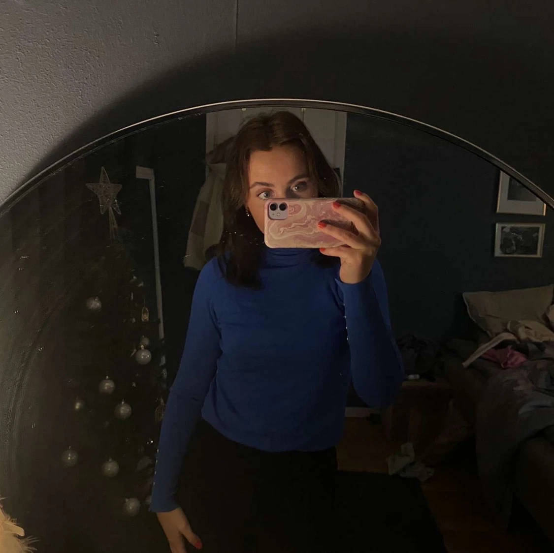 Blå tröja från zara  - 90