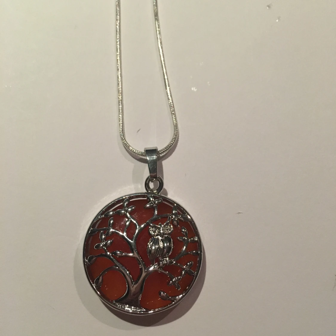 healing stone necklace 925 Silver