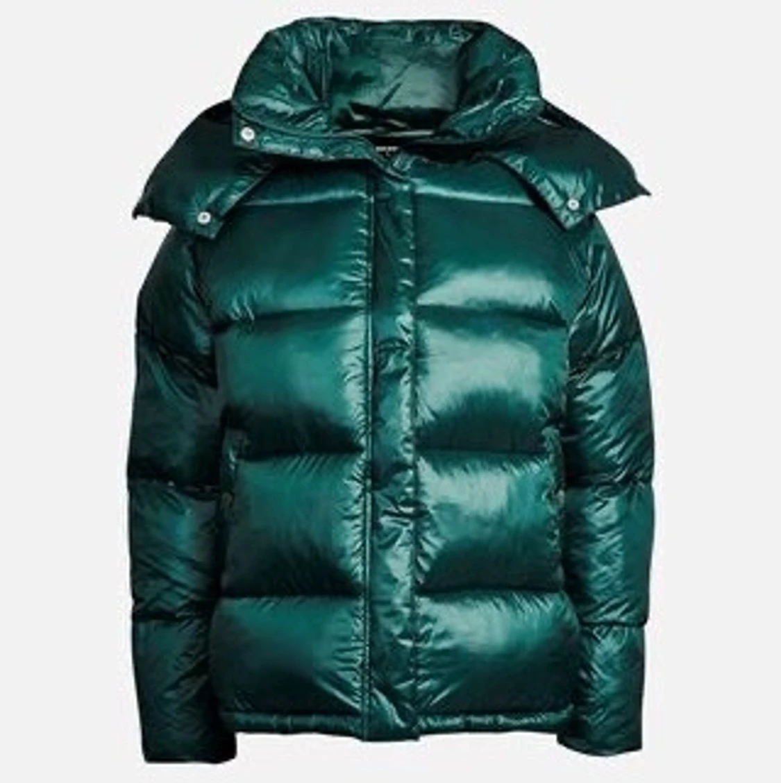 Grön dunjacka från Bikbok