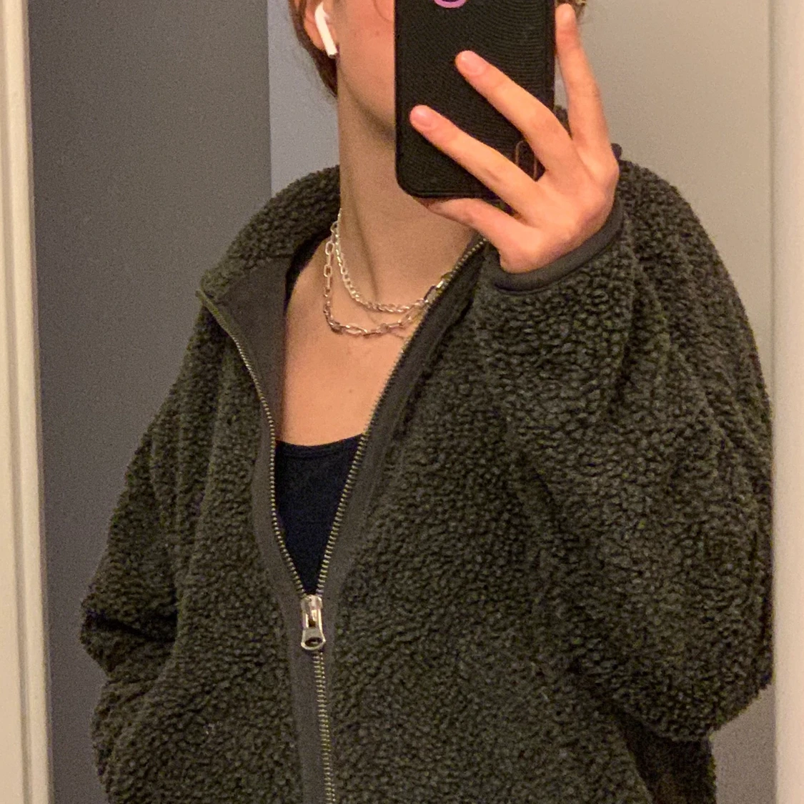 Grå Teddybear Jacka - 91