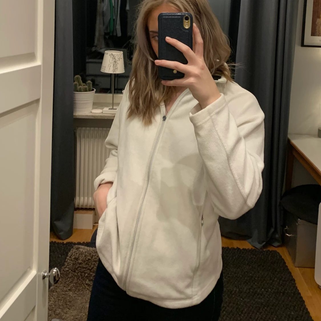oversized vit kofta - 90