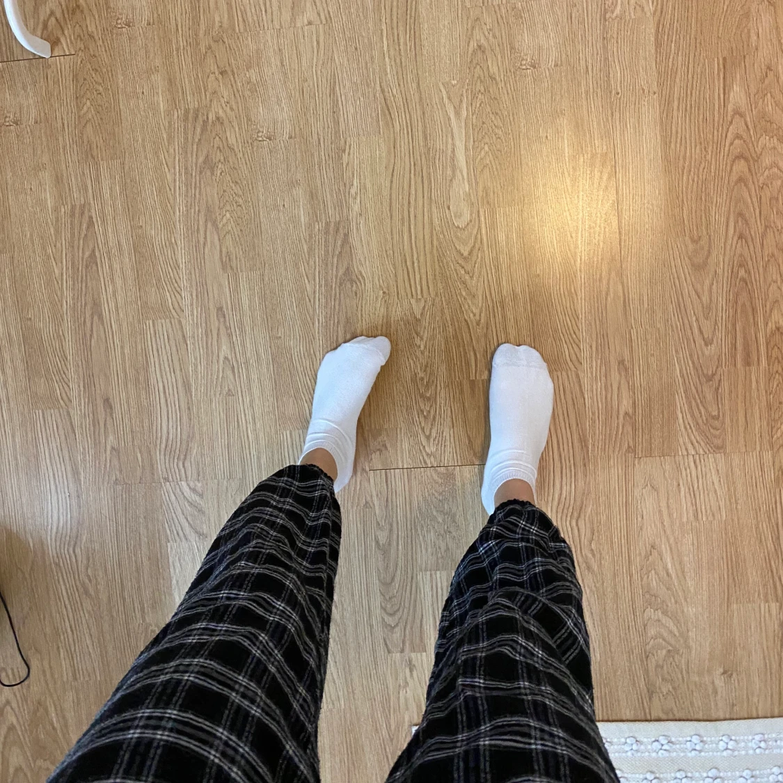 Svart/vita randiga pyjamasbyxor  - 90