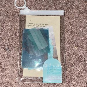 Blå klistermärken 💕 - Passar bra i bullet journal 💕