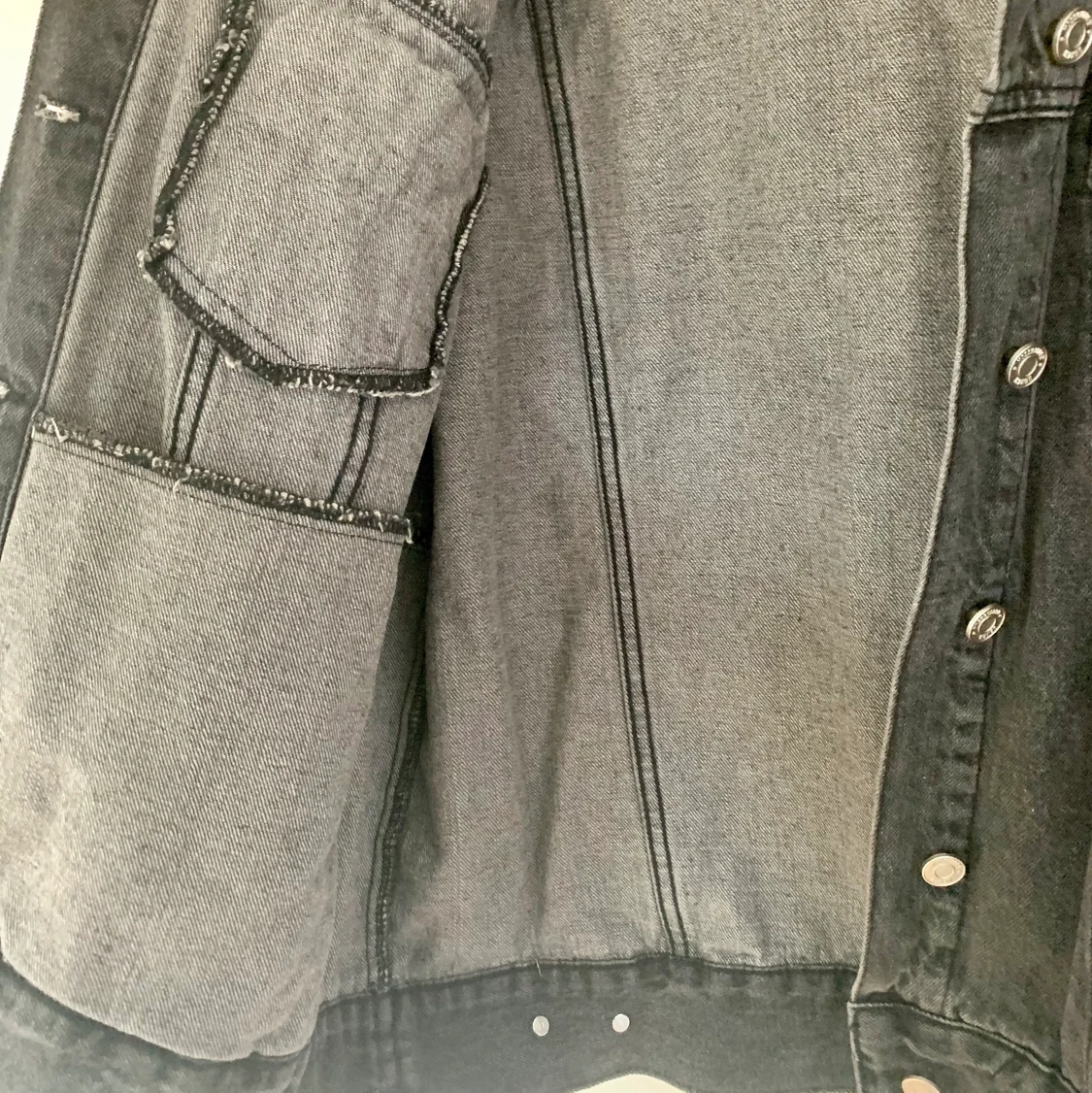 Ny jeansjacka/ storlek 40/ grå - 91