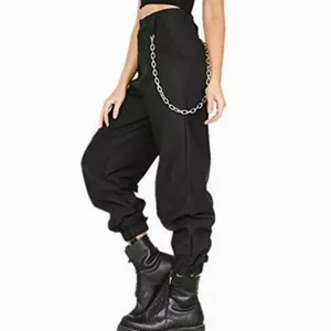 Preloved Cobain Dupe Pants XS/S - Got this from Stockholms Stadsmission. Appears to be a dupe of the infamous IAMGIA Cobain pants. The 90’s-inspired baggy pant. Elastic hems around ankles. Comes with silver chain. Fastening appears to be repaired, hence this low price. Smoke and pet free storage space. No other flaws to note. Happy to bundle. Will gladly take more pics.   Disclaimer: Please expect some general wear in all secondhand pre-owned items as they have lived a previous life, so do not expect a mint item. **TRACKED SHIPPING VIA POSTNORD** 