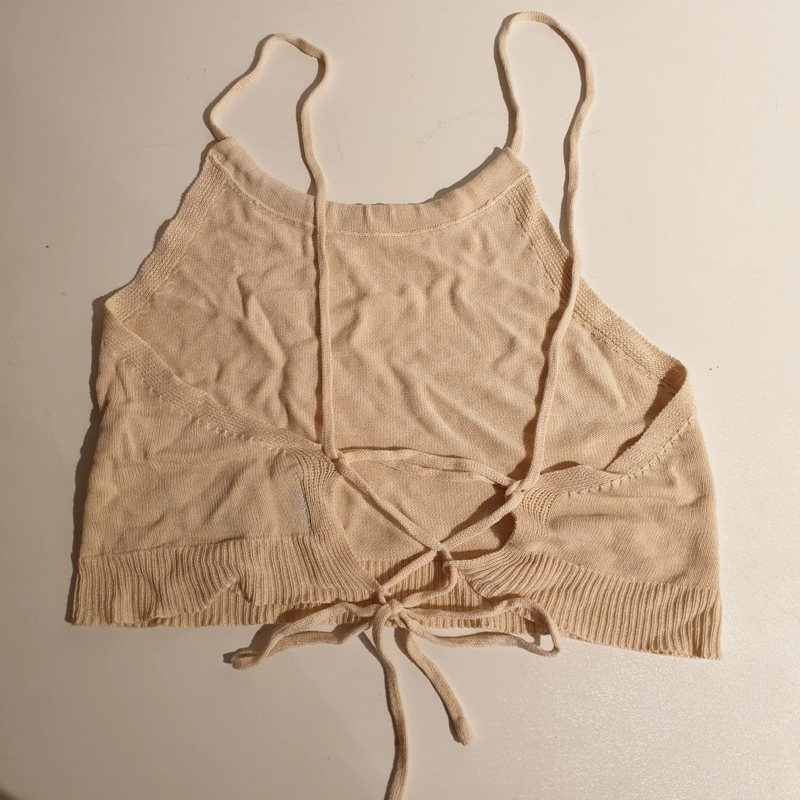 Knyttopp beige  - 90