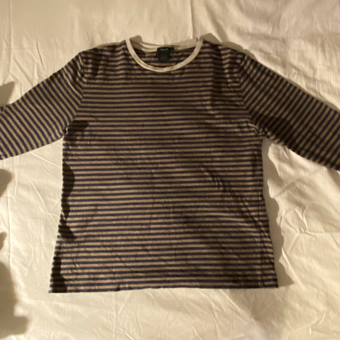 Randig långärmad t-shirts