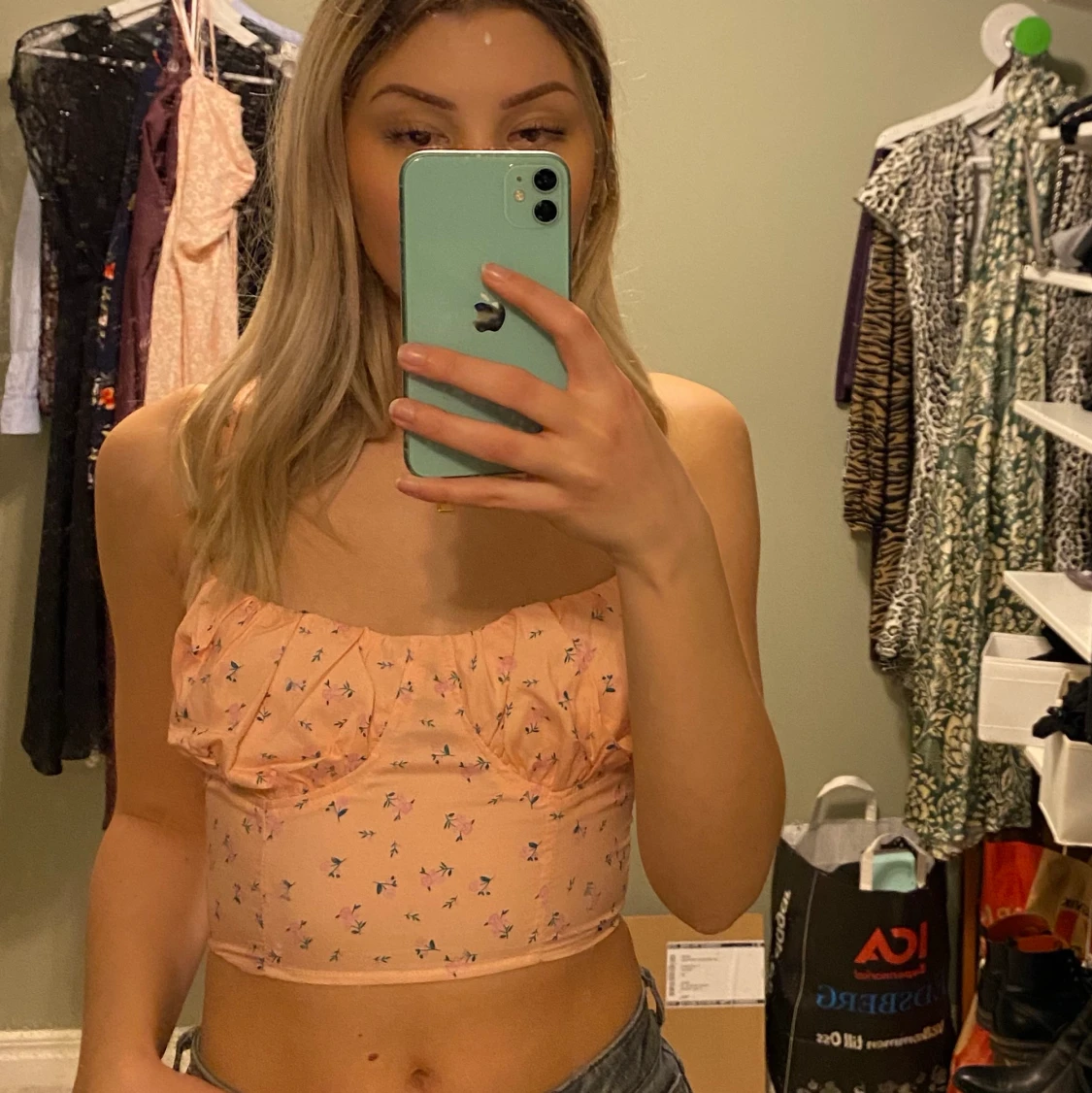 Topp med öppen rygg