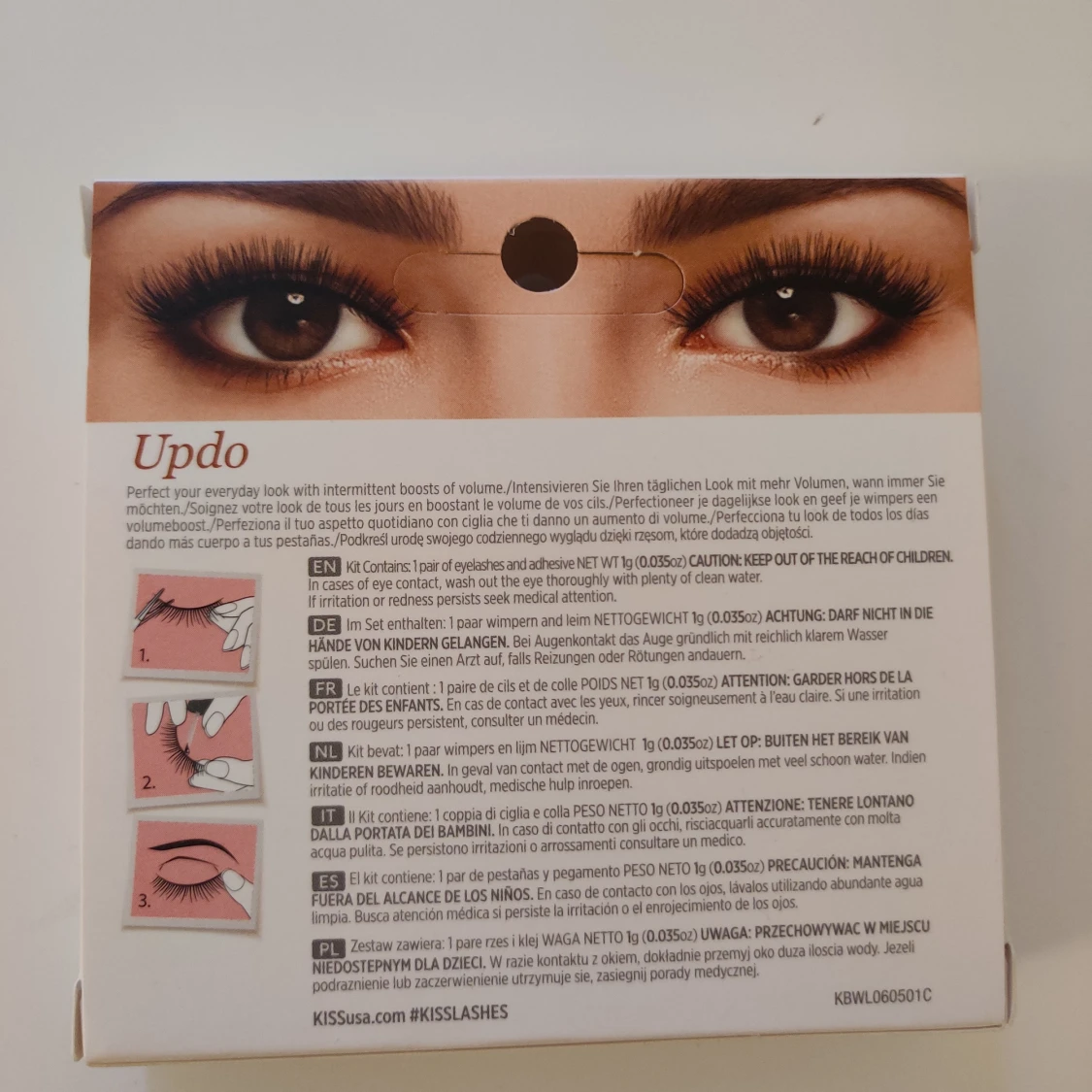 Lösögonfransar KISS Blowout Lash - 90