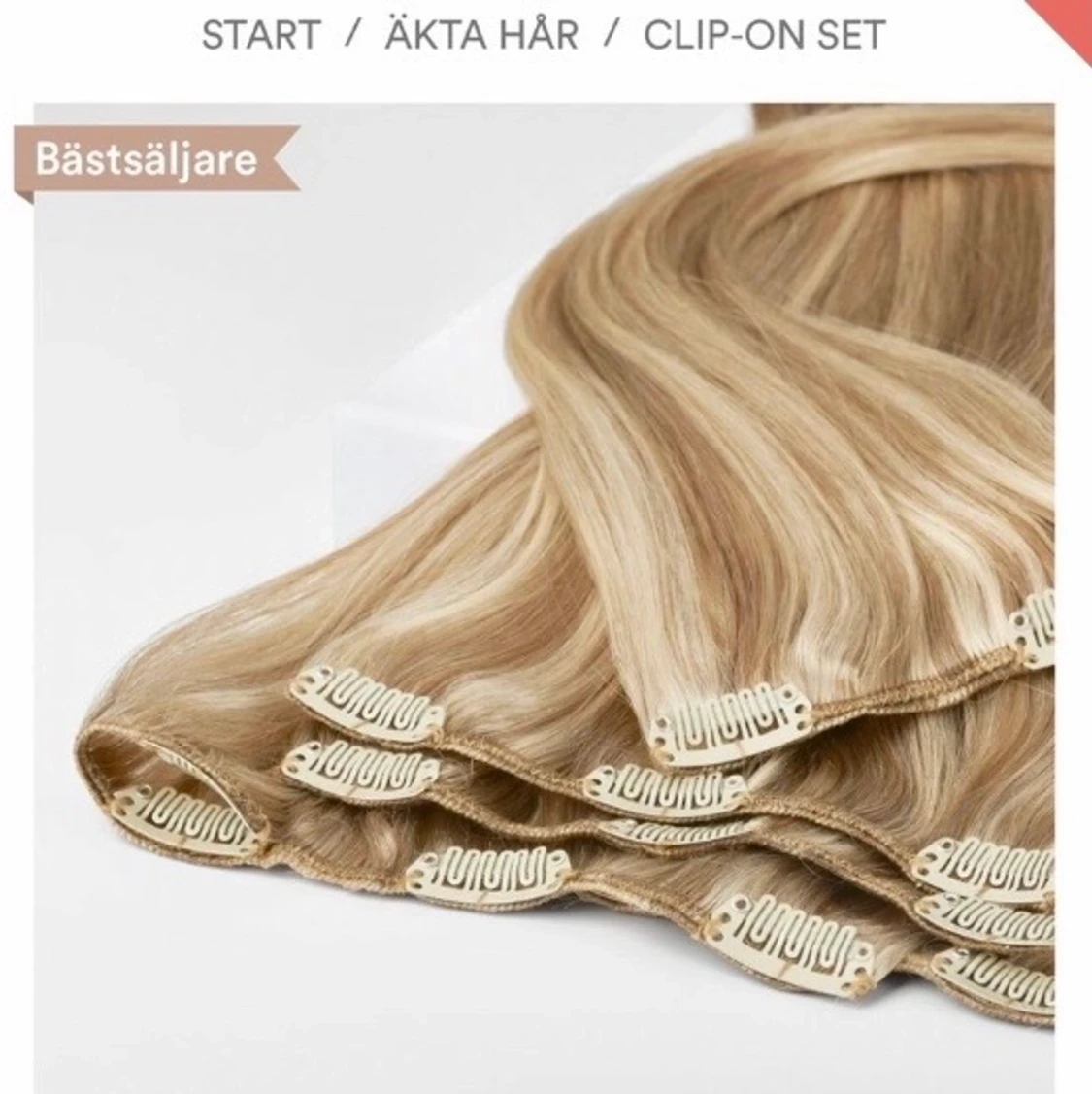 Äkta löshår från rapunzel of sweden🇸🇪  - 90