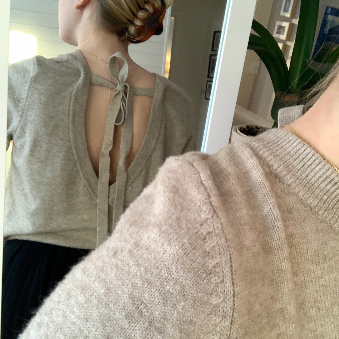 Tröja men öppen rygg - 91