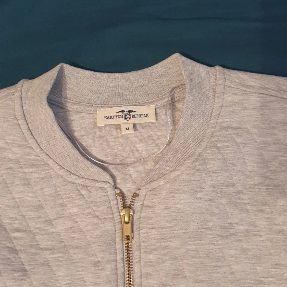 Ljusgrå cardigan - 90